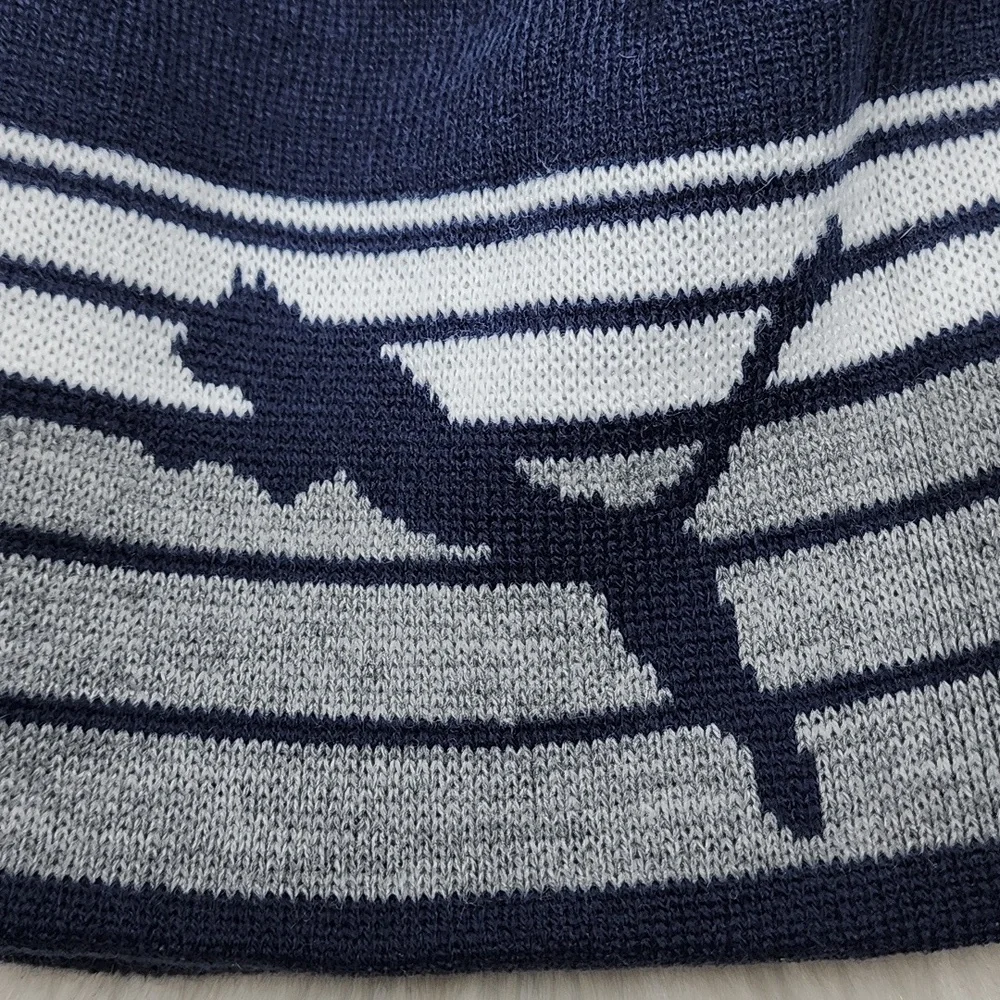 Puma Bryant Reversible Beanie Navy Blue Grey White New With Tags